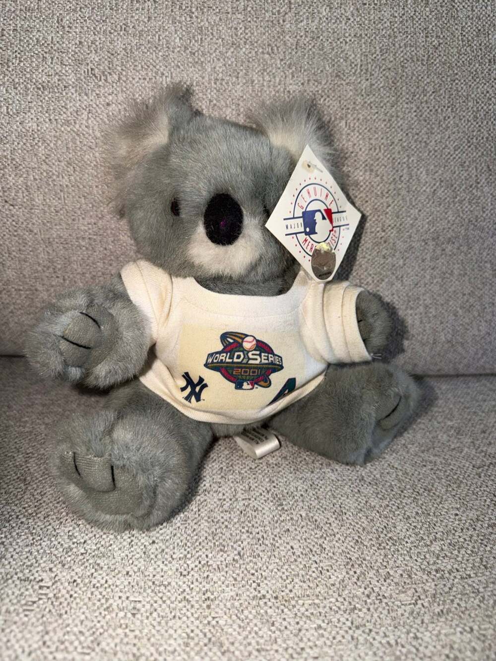 MLB 2001 World Series Yankees Koala Plush Bear